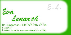 eva lenarth business card